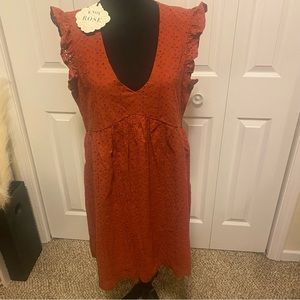 Knox Rose Embroidery Boho style Dress Size S